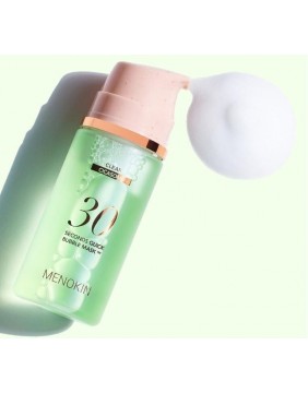 Menokin 30 sekundžių veikimo putojanti veido kaukė (30 Seconds Quick Bubble Mask Clear), 95ml.