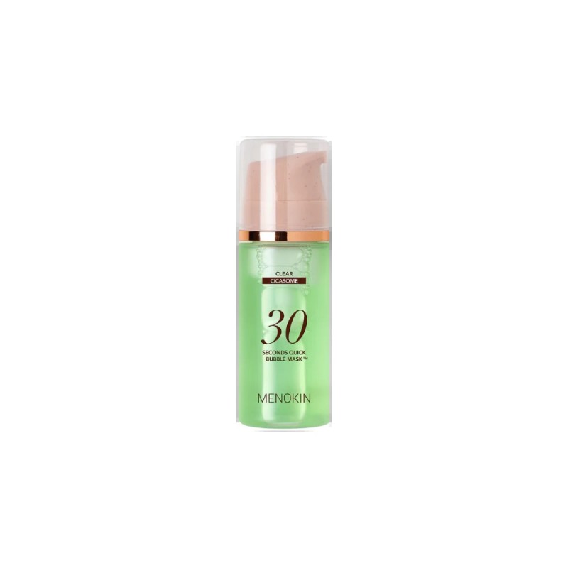 Menokin 30 sekundžių veikimo putojanti veido kaukė (30 Seconds Quick Bubble Mask Clear), 95ml.