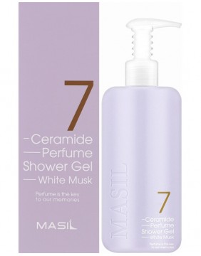 7 Ceramide kvapioji dušo želė su keramidais „Baltasis muskusas“
