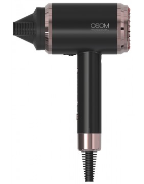 OSOM Plaukų džiovintuvas 1800W, juodas OSOM6800BLHD