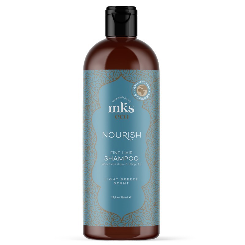 MKS eco (Marrakesh) NOURISH SHAMPOO LIGHT BREEZE maitinantis šampūnas ploniems plaukams